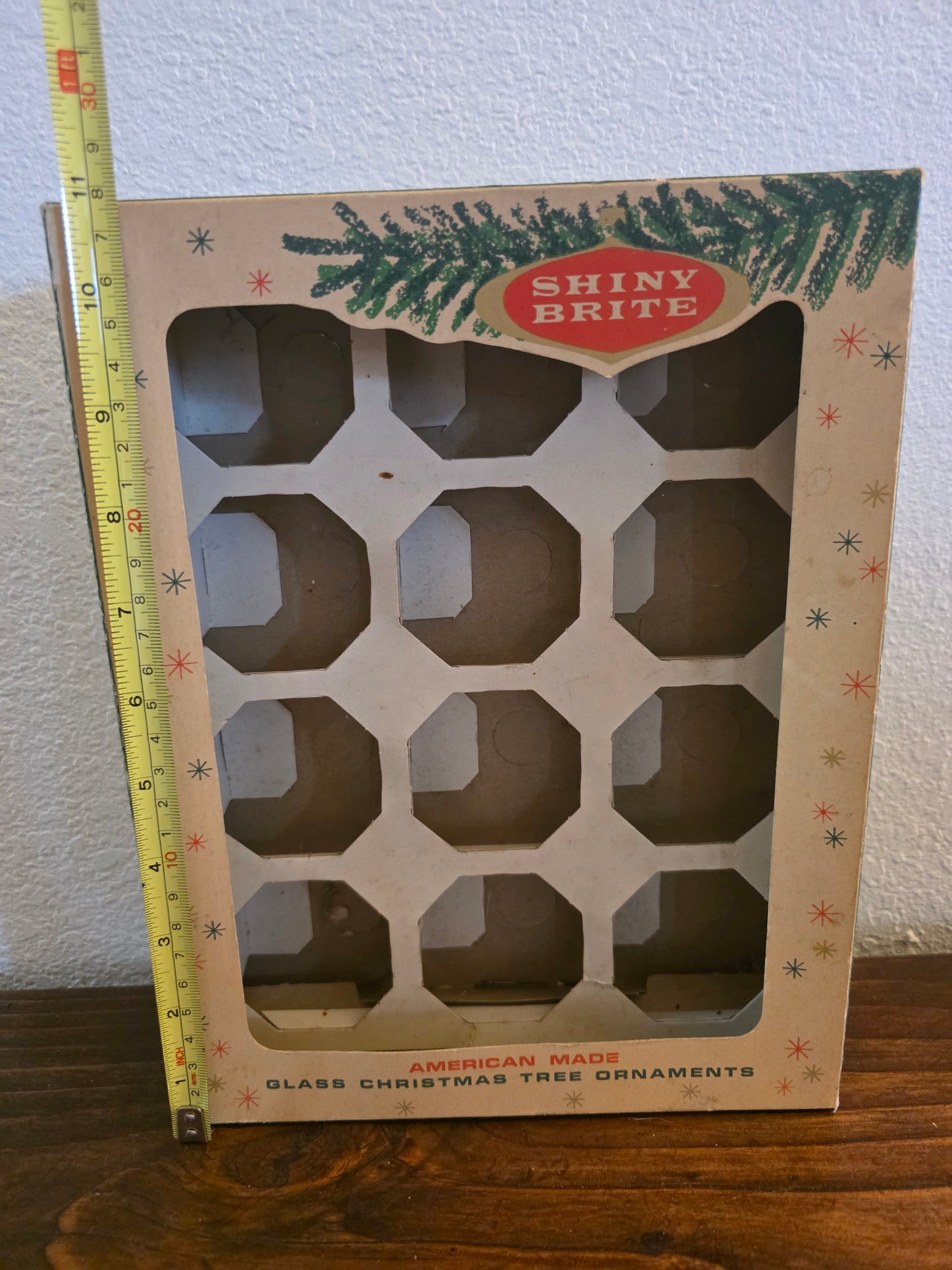 Shiny Brite Ornament Box- Empty