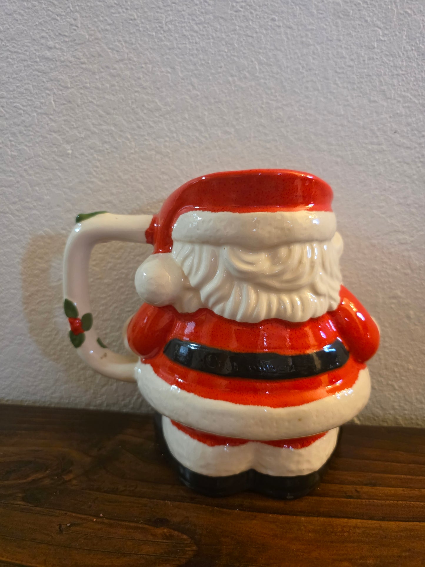 Ceramic Santa Pitcher