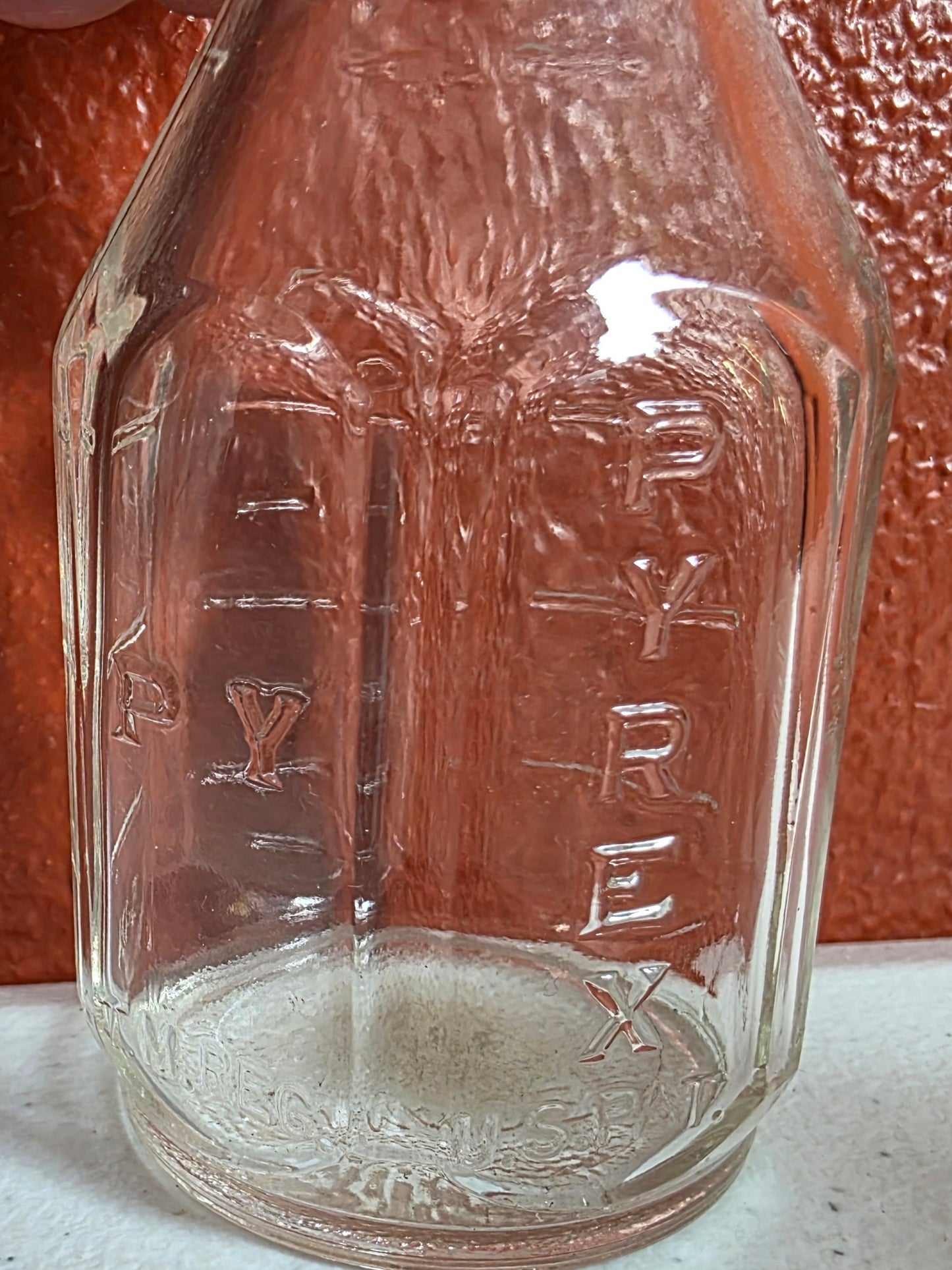 Vintage 4 oz. Narrow Neck Pyrex Nursing Bottle
