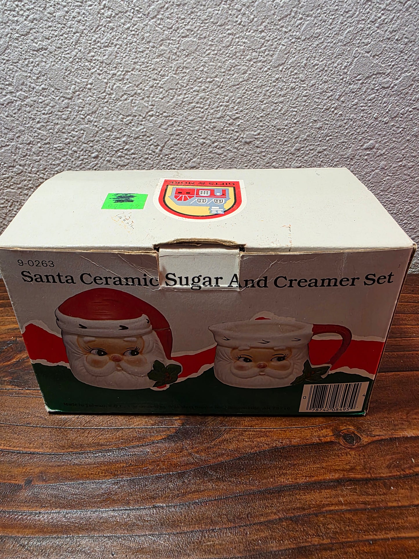 Santa Claus Sugar and Creamer Set