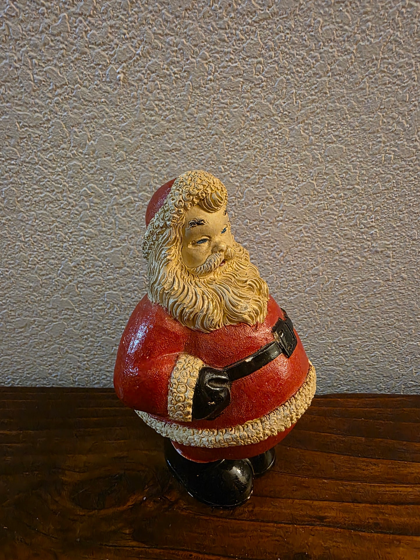Chalkware 1940s Santa Figurine