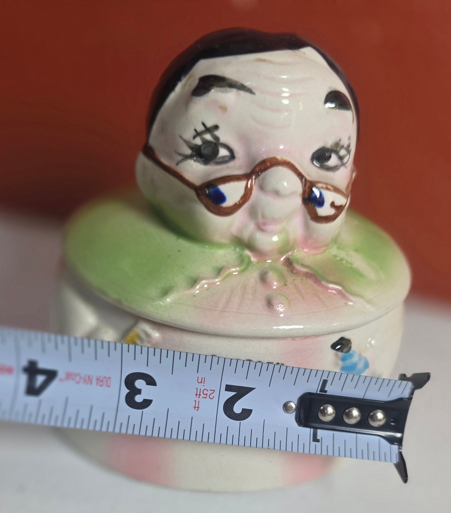 Vintage Ceramic CHOPPER HOPPER Denture Holder