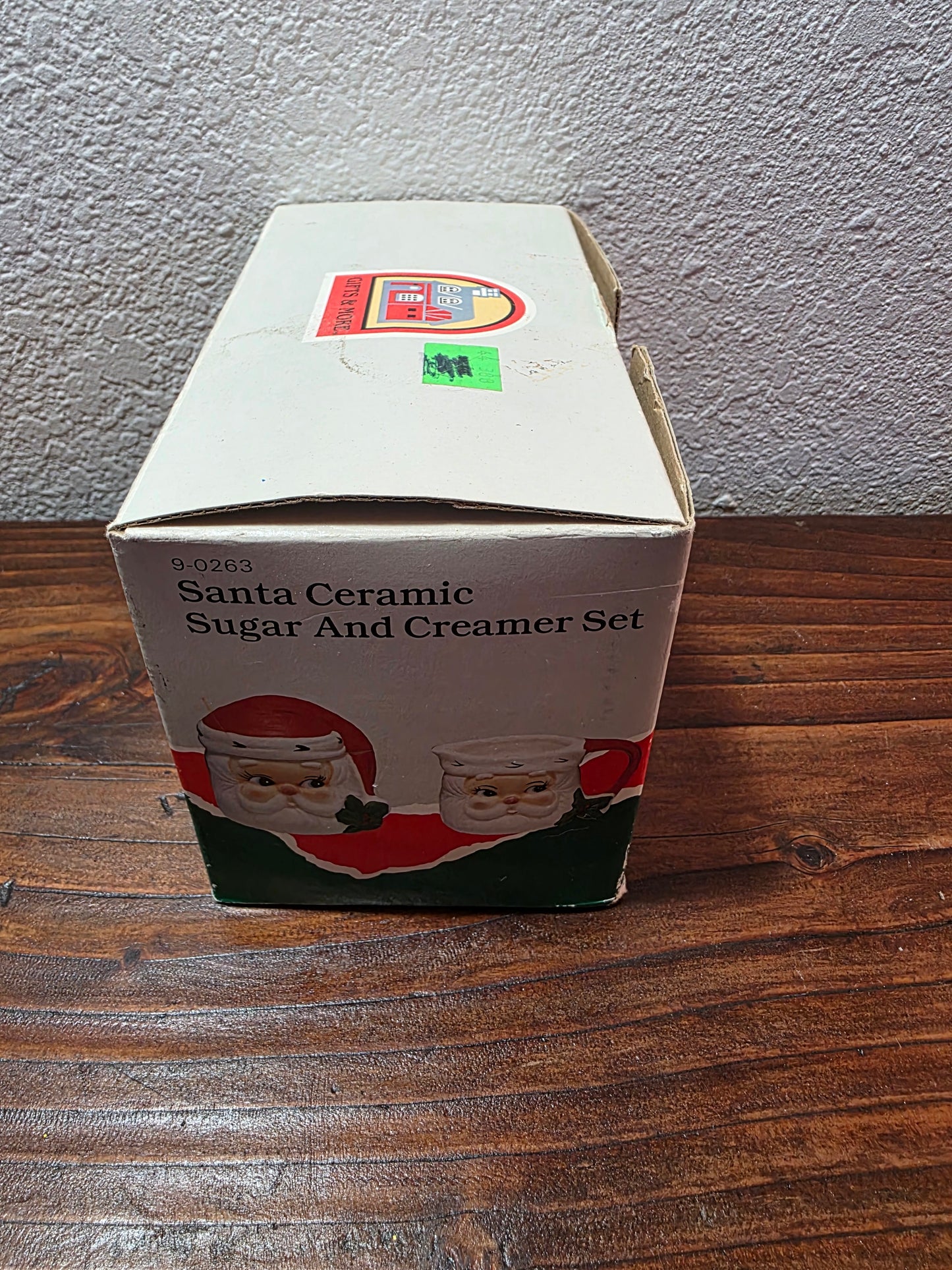 Santa Claus Sugar and Creamer Set