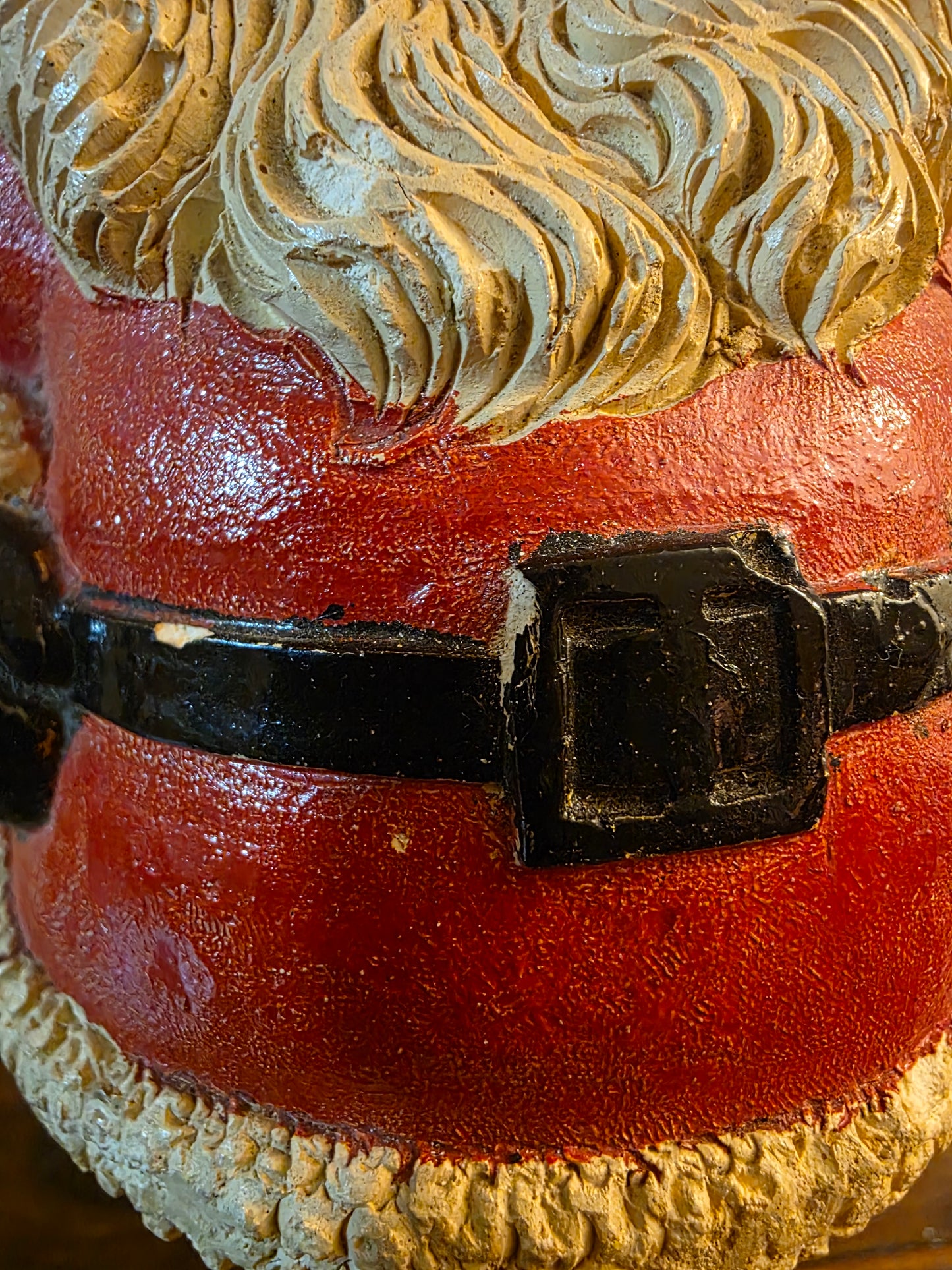 Chalkware 1940s Santa Figurine