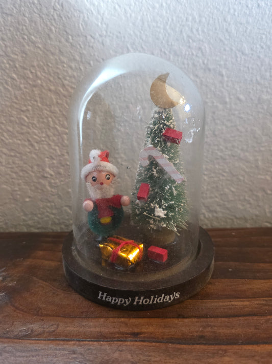 Miniature Christmas Dome Diorama
