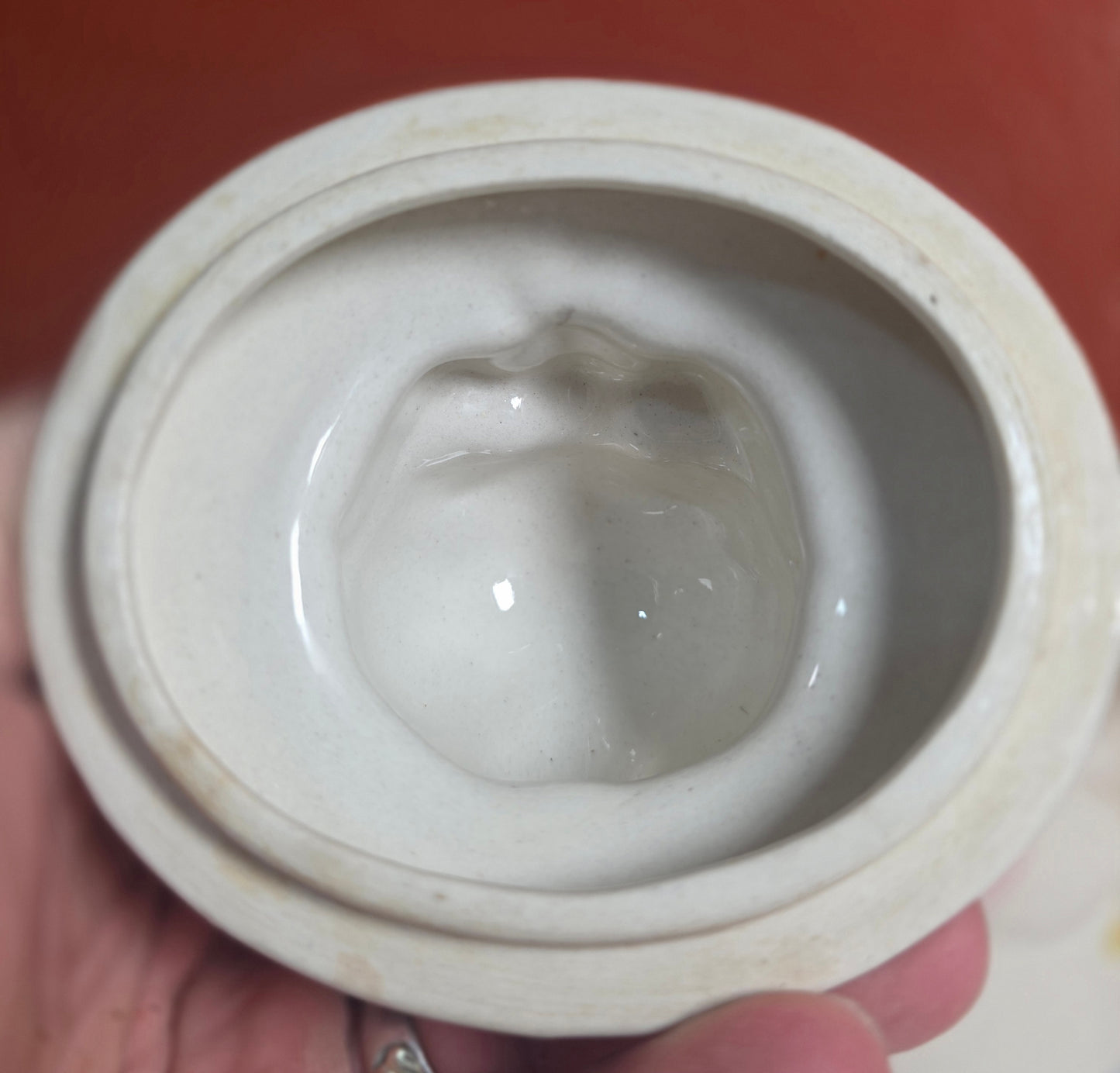 Vintage Ceramic CHOPPER HOPPER Denture Holder