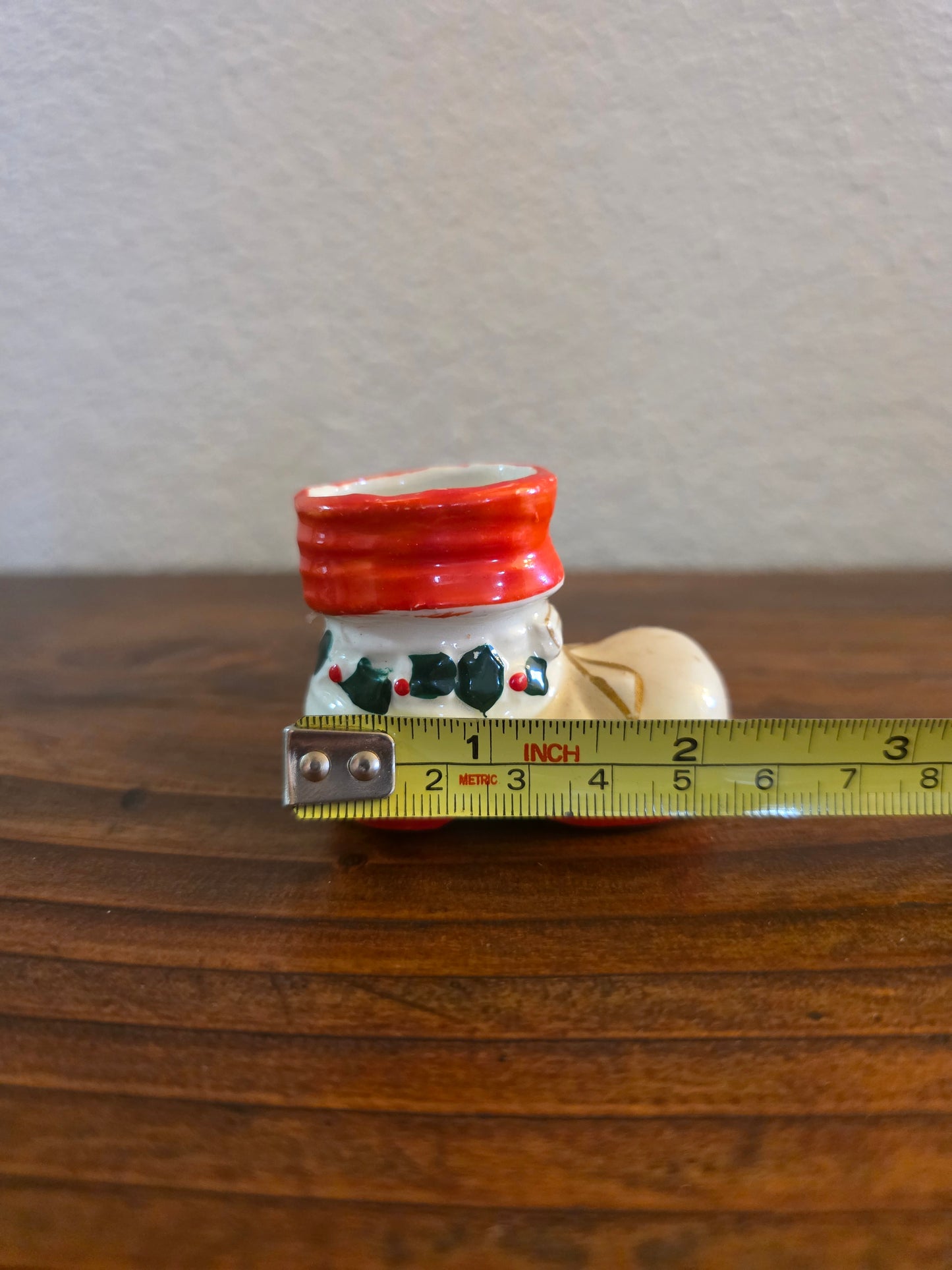 1950s Japan Holly Santa Boot