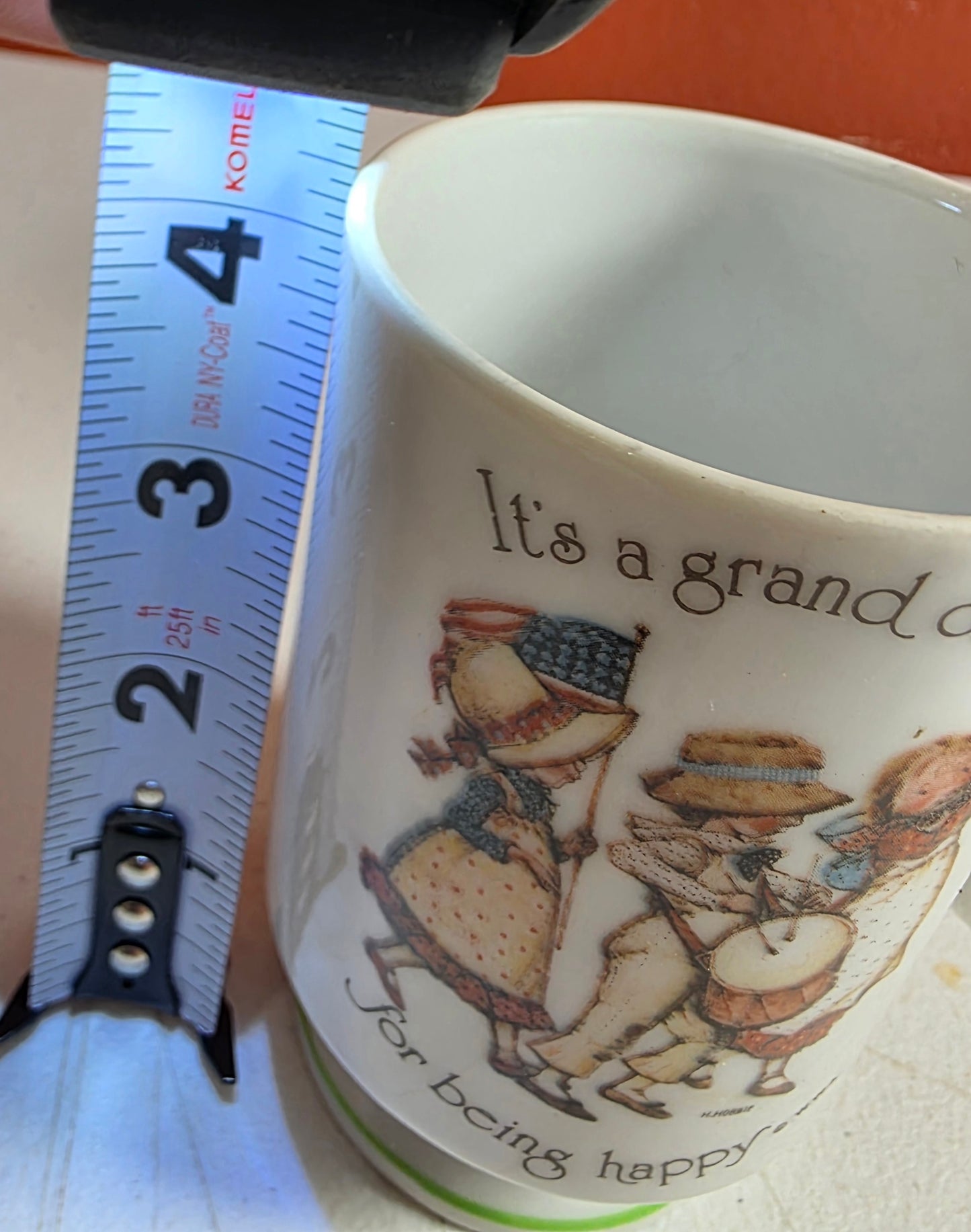 VINTAGE 1974 HOLLY HOBBIE  PORCELAIN CUP MUG