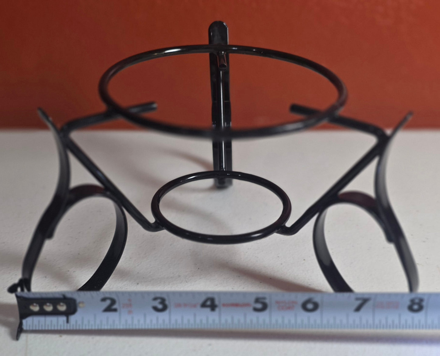 Vintage 1960's MCM Enamel Fondue Set