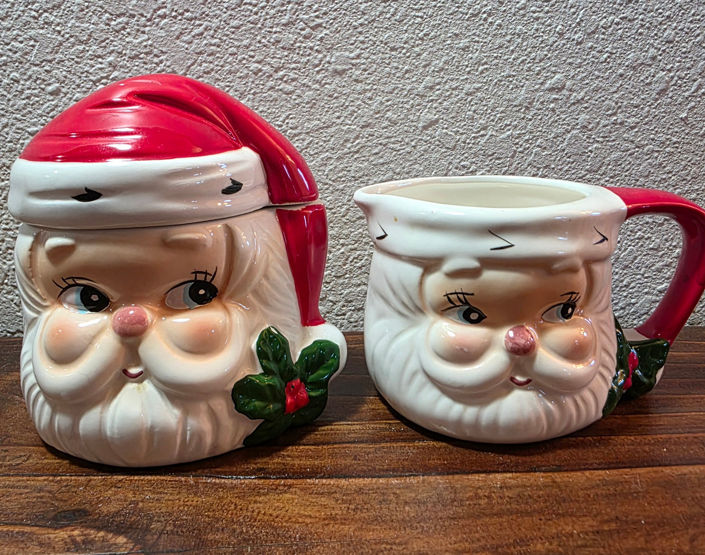 Santa Claus Sugar and Creamer Set